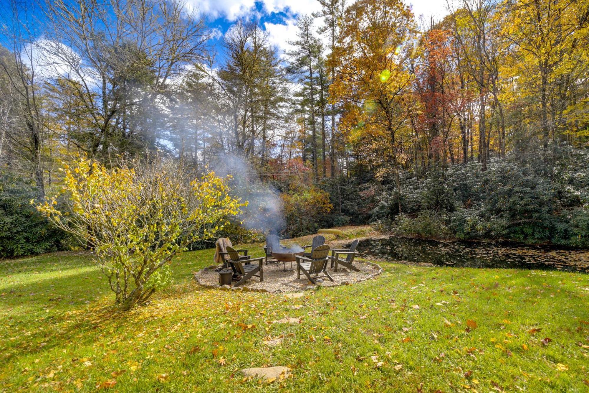 Enchanting Highlands Cottage With Pond And Falls! Dış mekan fotoğraf